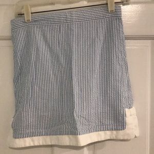 Vineyard Vines Blue and White Bow Skirt